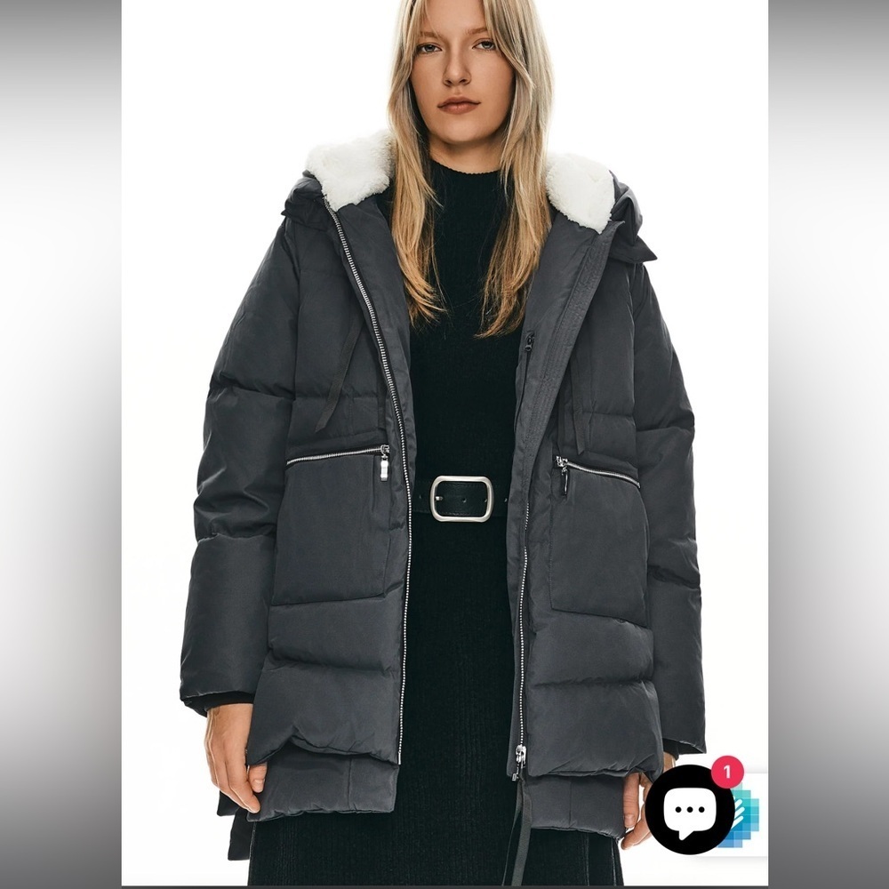 Women's Black 092 Universe® Women's Thickened Down Jacket - Picture 3 of 9